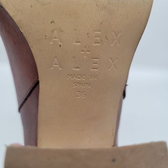 Alex + Alex Leather Ankle Boots - Picture 7 of 9
